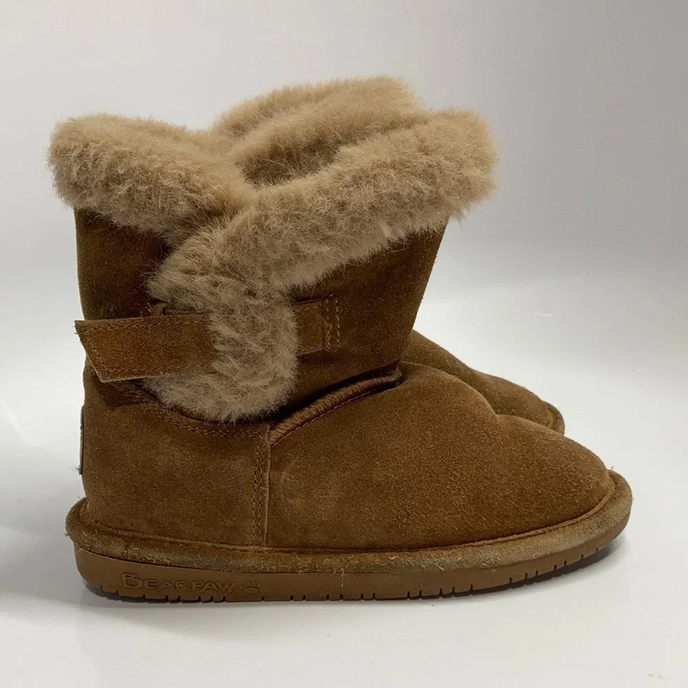 BearPaw Betsy wool lined pull on boots size‎ 13